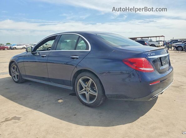 WDDZF4JB0JA395778 2018 MERCEDES-BENZ E Blue Rear left