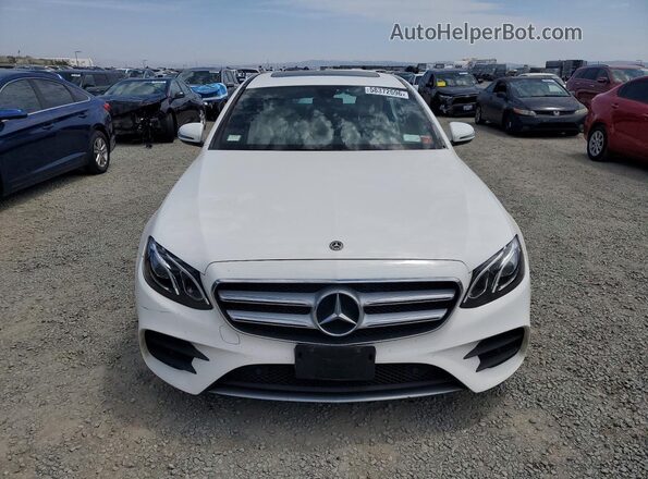 WDDZF4JB0JA465568 2018 MERCEDES-BENZ E White Widok z przodu
