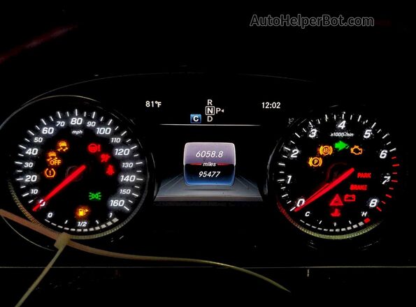 WDDZF4JB0KA589356 2019 MERCEDES-BENZ E Черный Вид щитка приборов
