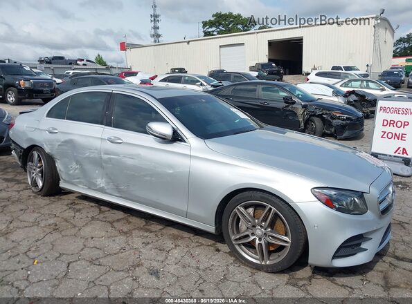 WDDZF4JB1HA058871 2017 MERCEDES-BENZ E-CLASS Серебряный Вид спереди