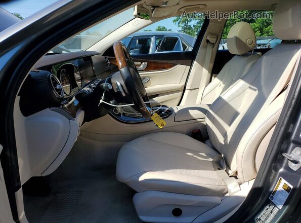 WDDZF4JB1HA078604 2017 MERCEDES-BENZ E Gray Front interior view