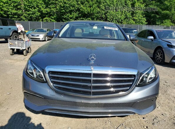 WDDZF4JB1HA078604 2017 MERCEDES-BENZ E Gray Front view