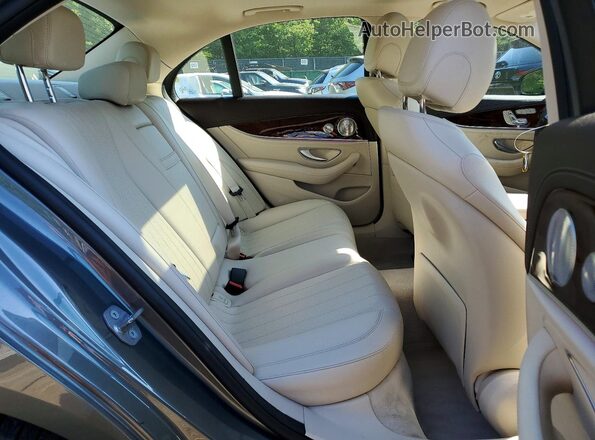 WDDZF4JB1HA078604 2017 MERCEDES-BENZ E Gray Rear seats view