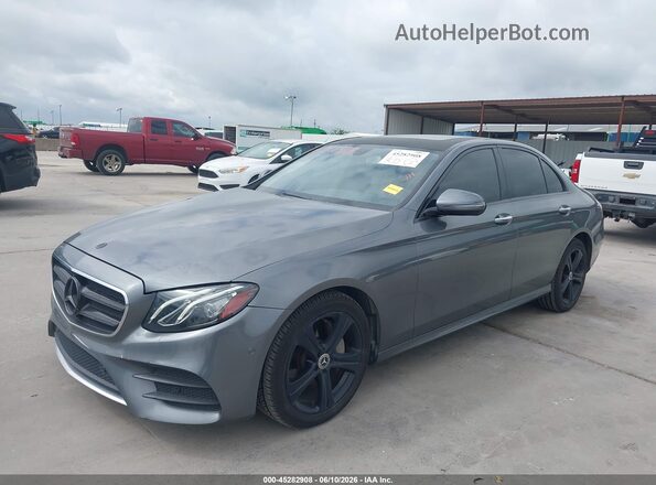 WDDZF4JB1HA080742 2017 MERCEDES-BENZ E-CLASS Gray Vista tres cuartos delantera izquierda