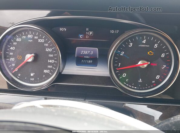 WDDZF4JB1HA080742 2017 MERCEDES-BENZ E-CLASS Gray Vista de los asientos traseros