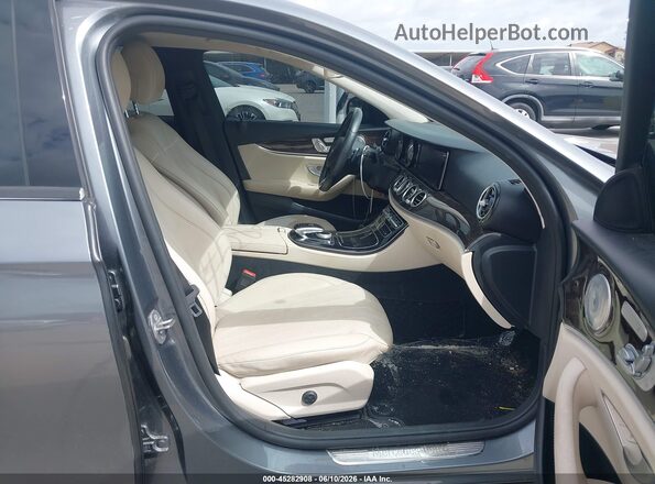 WDDZF4JB1HA080742 2017 MERCEDES-BENZ E-CLASS Gray Vista interior delantera