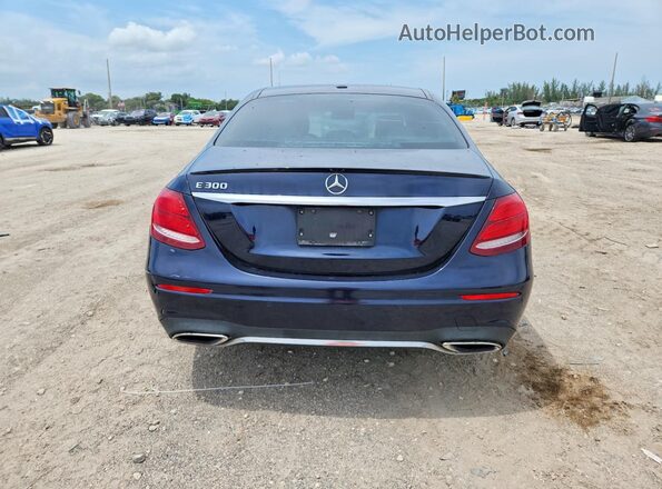 WDDZF4JB1HA098061 2017 MERCEDES-BENZ E Blue Rear view