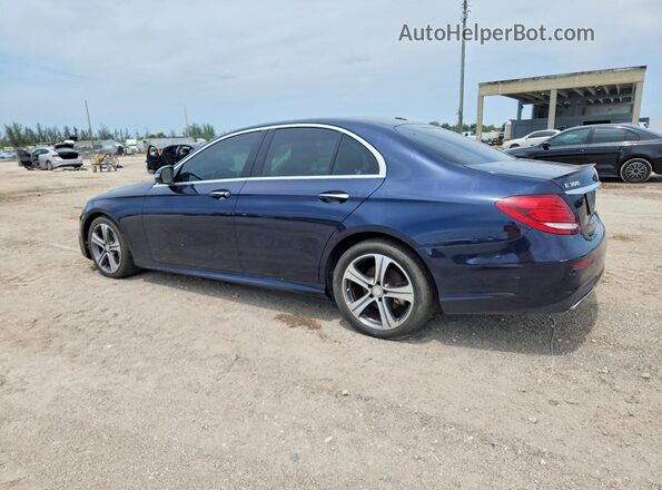 WDDZF4JB1HA098061 2017 MERCEDES-BENZ E Blue Rear left