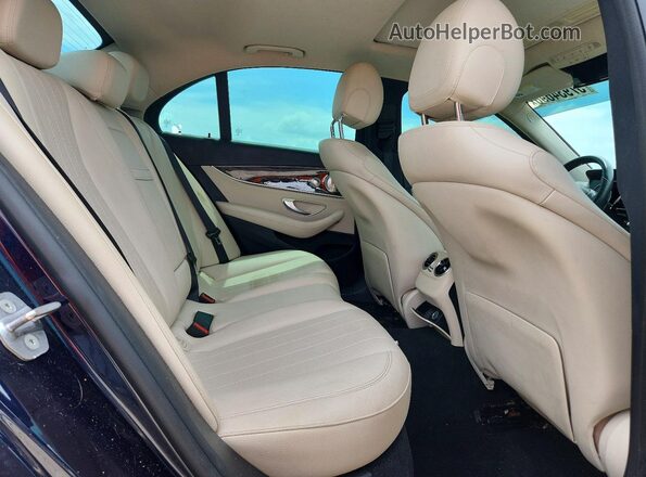 WDDZF4JB1HA098061 2017 MERCEDES-BENZ E Blue Rear seats view