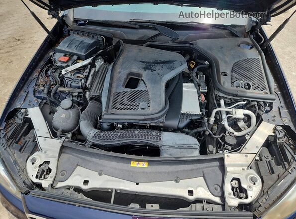 WDDZF4JB1HA098061 2017 MERCEDES-BENZ E Blue Rear interior view