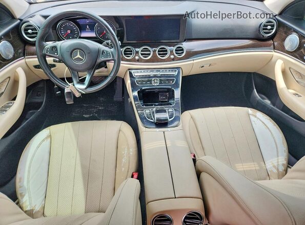 WDDZF4JB1HA098061 2017 MERCEDES-BENZ E Blue Dashboard view