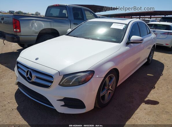 WDDZF4JB1JA299206 2018 MERCEDES-BENZ E-CLASS White Передня ліва чверть