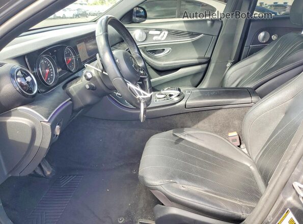 WDDZF4JB1KA504735 2019 MERCEDES-BENZ E Gray წინა სალონის ხედი