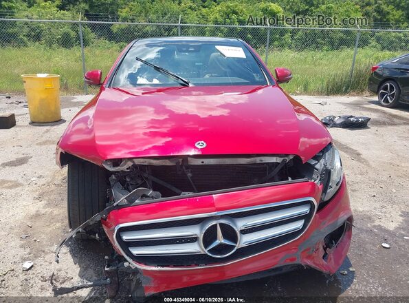 WDDZF4JB1KA544216 2019 MERCEDES-BENZ E-CLASS Red ხელსაწყოთა პანელის ხედი