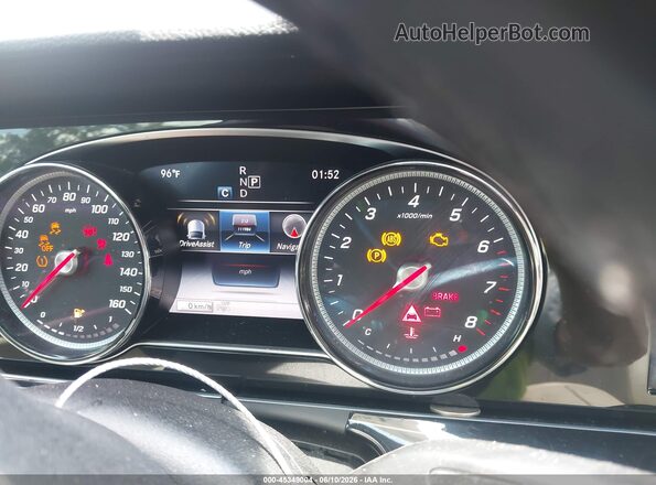 WDDZF4JB1KA544216 2019 MERCEDES-BENZ E-CLASS Red უკანა სავარძლების ხედი