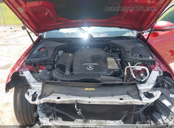 WDDZF4JB1KA544216 2019 MERCEDES-BENZ E-CLASS Red უკანა ხედი