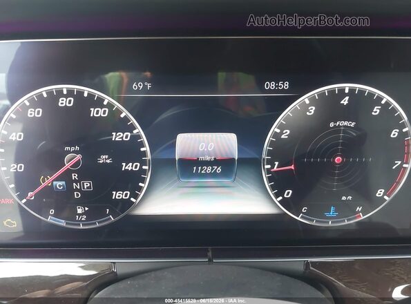 WDDZF4JB1KA629928 2019 MERCEDES-BENZ E-CLASS Black Vista de los asientos traseros
