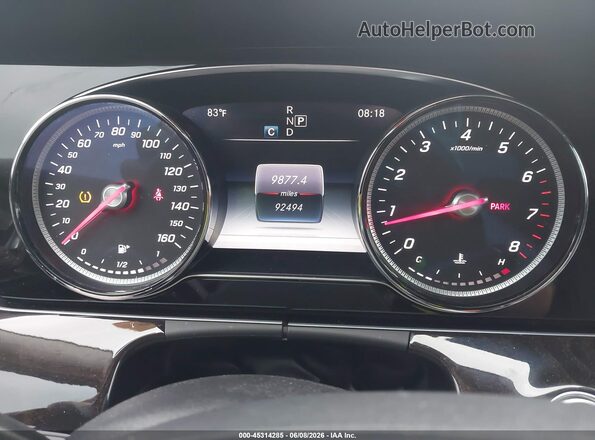 WDDZF4JB2HA066980 2017 MERCEDES-BENZ E-CLASS Black Вид задніх сидінь