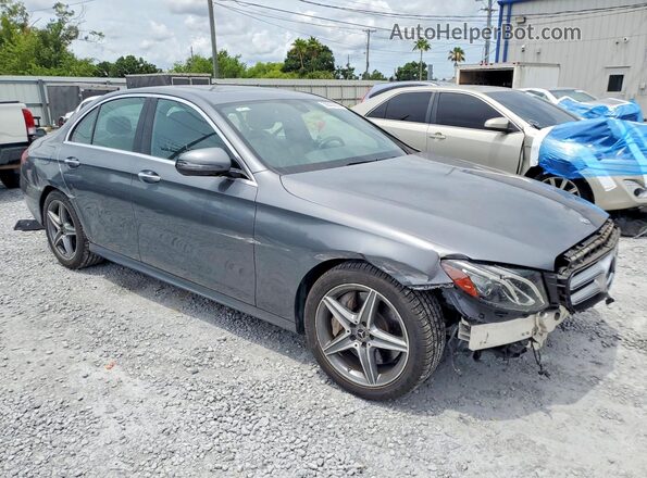 WDDZF4JB2JA324162 2018 MERCEDES-BENZ E Серый Передняя правая четверть