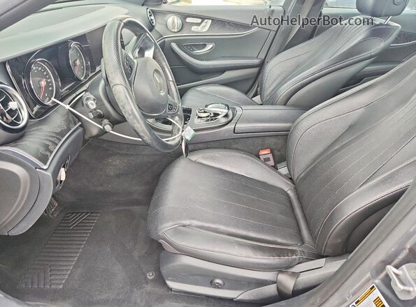 WDDZF4JB2JA339132 2018 MERCEDES-BENZ E Gray Front interior view