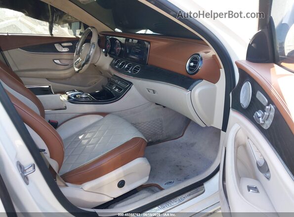 WDDZF4JB2KA617867 2019 MERCEDES-BENZ E-CLASS White წინა სალონის ხედი
