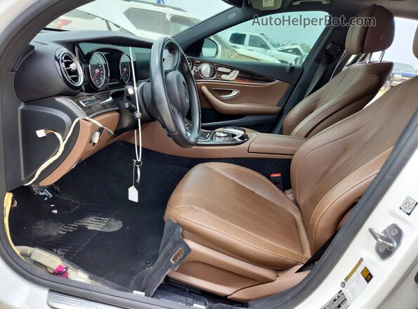 WDDZF4JB3HA060802 2017 MERCEDES-BENZ E White Front interior view