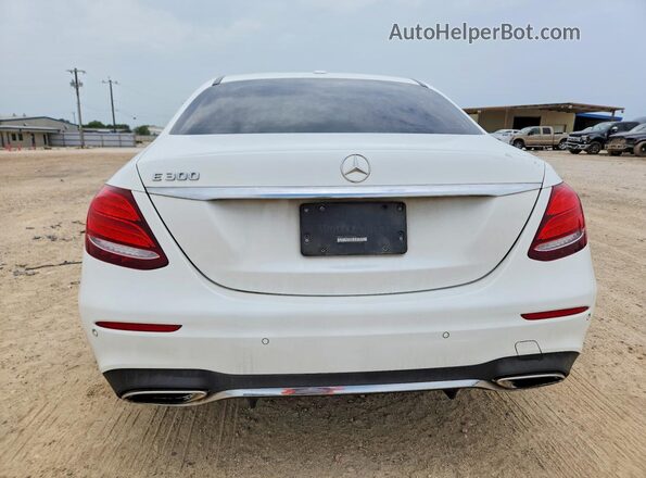 WDDZF4JB3HA060802 2017 MERCEDES-BENZ E White Rear view