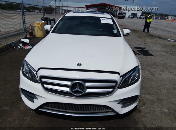 WDDZF4JB3HA242967 2017 MERCEDES-BENZ E-CLASS White Vista del cuadro de instrumentos