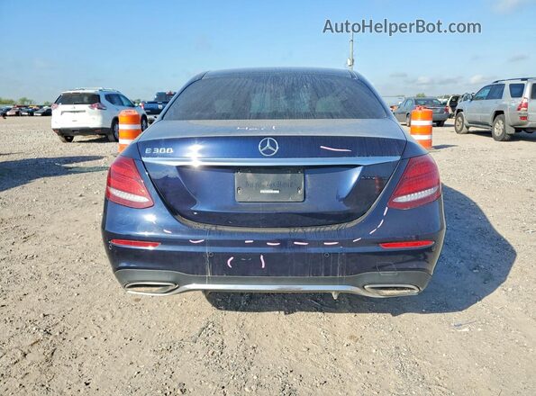 WDDZF4JB3HA286452 2017 MERCEDES-BENZ E Blue Вид ззаду