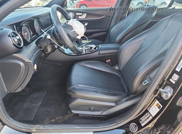 WDDZF4JB4HA035407 2017 MERCEDES-BENZ E Black Front interior view