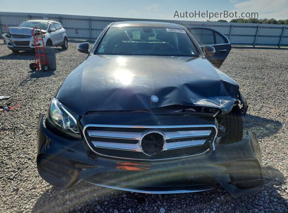 WDDZF4JB4HA035407 2017 MERCEDES-BENZ E Black Front view