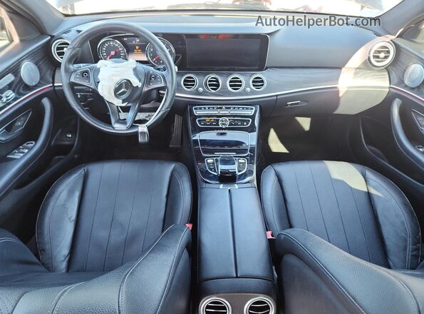 WDDZF4JB4HA035407 2017 MERCEDES-BENZ E Black Dashboard view