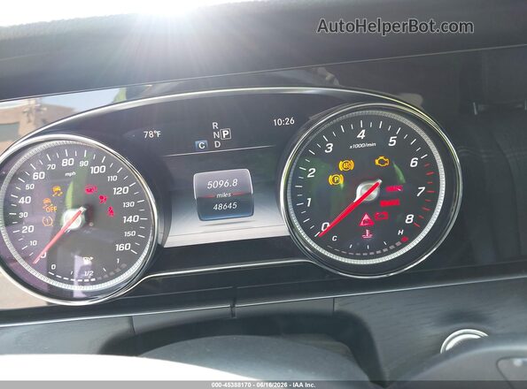 WDDZF4JB4HA060677 2017 MERCEDES-BENZ E-CLASS White Вид задніх сидінь