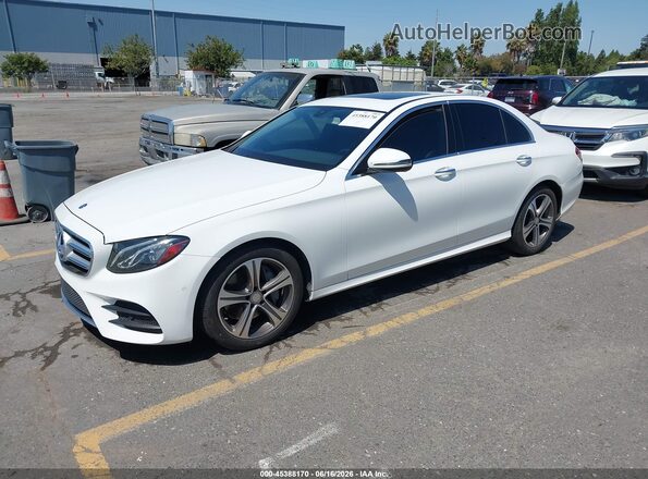 WDDZF4JB4HA060677 2017 MERCEDES-BENZ E-CLASS White Передня ліва чверть