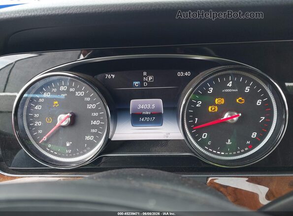 WDDZF4JB4JA310800 2018 MERCEDES-BENZ E-CLASS Black Հետևի նստատեղերի տեսք