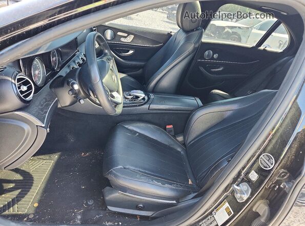 WDDZF4JB5HA022407 2017 MERCEDES-BENZ E Black Вид салону спереду