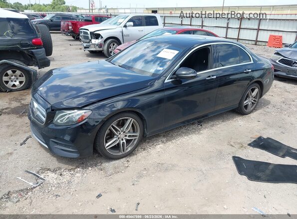 WDDZF4JB5HA039580 2017 MERCEDES-BENZ E-CLASS Black Передня ліва чверть