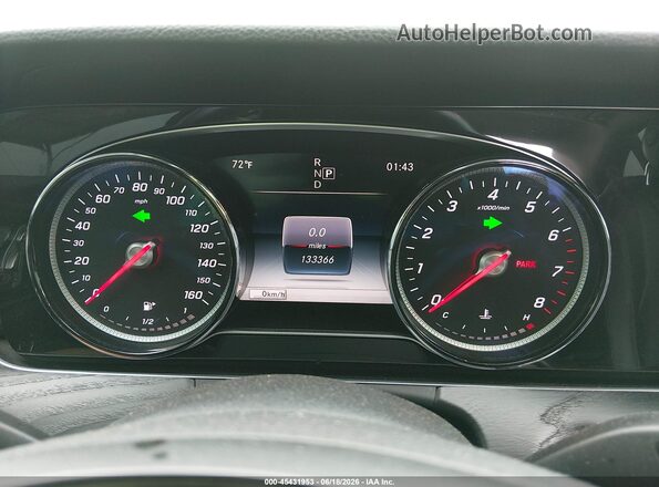 WDDZF4JB5JA395159 2018 MERCEDES-BENZ E-CLASS Белый Вид задних сидений