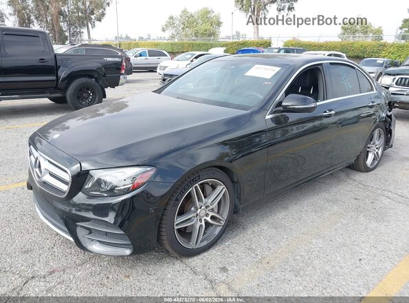 WDDZF4JB6HA210210 2017 MERCEDES-BENZ E-CLASS Черный Передняя левая четверть