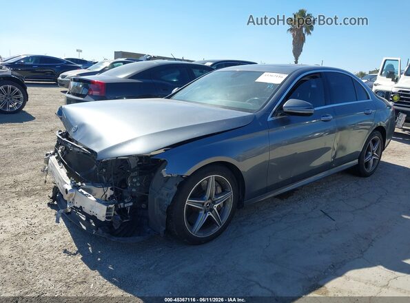 WDDZF4JB6JA325511 2018 MERCEDES-BENZ E-CLASS Серый Передняя левая четверть