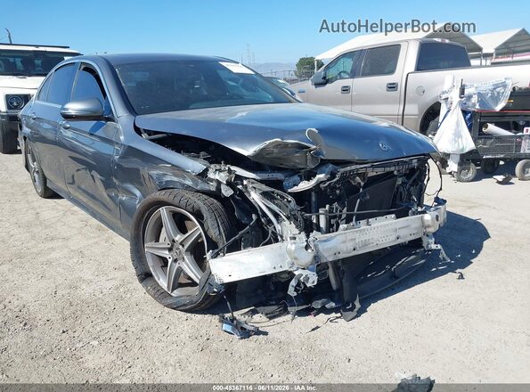 WDDZF4JB6JA325511 2018 MERCEDES-BENZ E-CLASS Серый Вид спереди