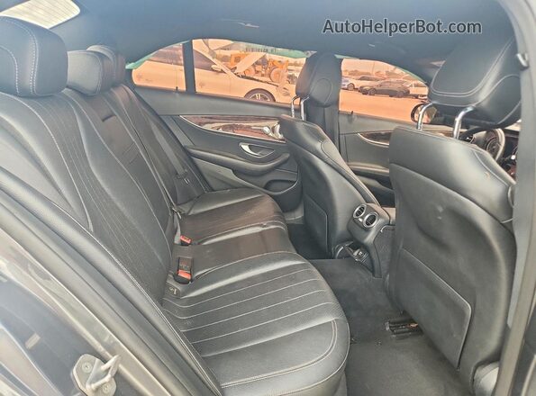 WDDZF4JB6JA327811 2018 MERCEDES-BENZ E Gray Rear seats view