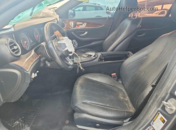 WDDZF4JB6JA327811 2018 MERCEDES-BENZ E Gray Front interior view
