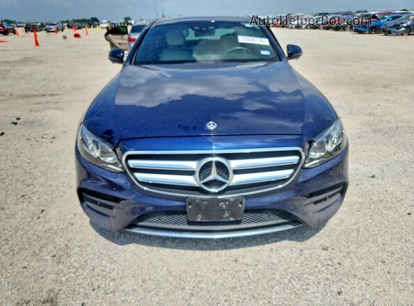 WDDZF4JB6KA630976 2019 MERCEDES-BENZ E Blue Widok z przodu