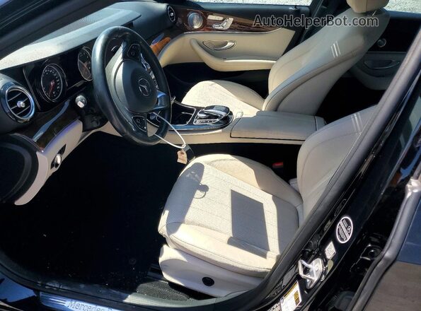 WDDZF4JB7HA067316 2017 MERCEDES-BENZ E Black Widok wnętrza z przodu