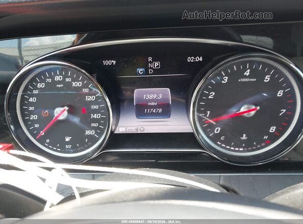 WDDZF4JB8HA105054 2017 MERCEDES-BENZ E-CLASS Red Հետևի նստատեղերի տեսք