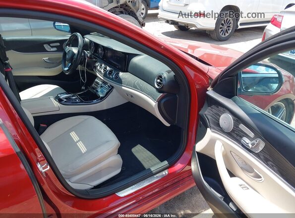 WDDZF4JB8HA105054 2017 MERCEDES-BENZ E-CLASS Red Սալոնի դիմացի տեսք