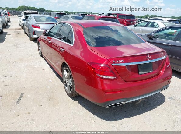 WDDZF4JB8HA105054 2017 MERCEDES-BENZ E-CLASS Red Հետևի ձախ