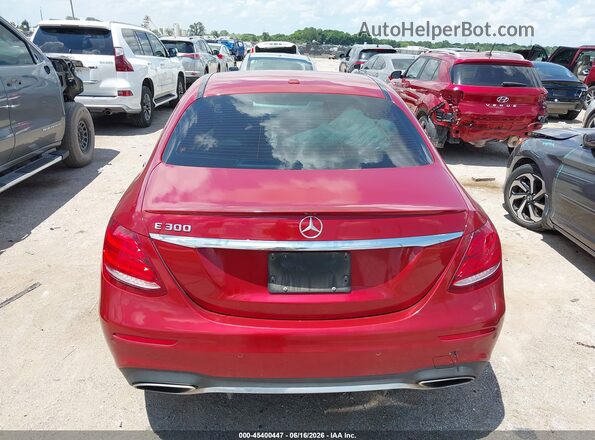 WDDZF4JB8HA105054 2017 MERCEDES-BENZ E-CLASS Red 