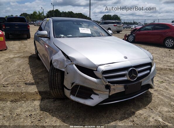 WDDZF4JB8KA604914 2019 MERCEDES-BENZ E-CLASS Silver Front view